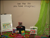 picture of the childcare room inside the office